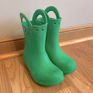 Kids croc boots size 12
